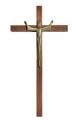  Crucifix Risen Christ on Cross Wood 10" 