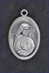  Medal Oxidized St. Faustina 12/PKG (QTY Discount .90 ea) 
