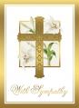  Deceased Mass Card With Sympathy 50/box 