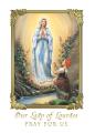  Living Mass Card Our Lady of Lourdes 50/box 