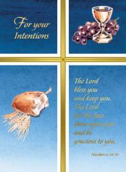  Living Mass Card For Your Intention 50/box 