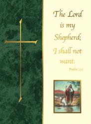  Deceased Mass Card The Lord is My Shepherd 50/box 