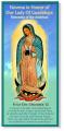  PAMPHLET BROCHURE NOVENA TO OUR LADY OF GUADALUPE 