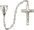  Rosary Pearl (Mother of Pearl) Sterling Silver 