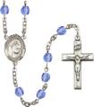  Rosary Blue Sapphire St. Teresa of Calcutta 