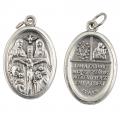  Medal Oxidized 4-Way Cross / I Am a Catholic 12/PKG (QTY Discount .90 ea) 