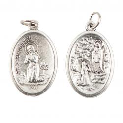  Medal Oxidized St. Bernadette / Our Lady of Lourdes 12/PKG (QTY Discount .90 ea) 