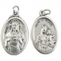  Medal Oxidized Mary Our Lady Of Mount Carmel / Sacred Heart 12/PKG (QTY Discount .90 ea) 