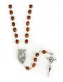  Rosary Wood Mary Our Lady of Fatima 
