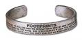  Bracelet Footprints Pewter (LIMITED SUPPLIES) 