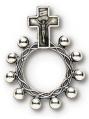  Rosary Ring Silver (QTY DISC $1.95) 