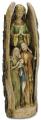  Holy Family Nativity with Angel Statue 15.5 inch 