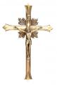  Crucifix 7.5" Bronze Metal 