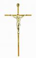  Crucifix 9.5" Brass Metal, Halo 