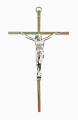  Crucifix 7.5" Silver Metal (QTY Discount $17.50) 