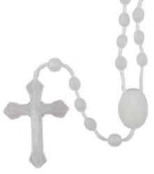  Rosary White Luminous Plastic Cord (QTY Discount .85) 