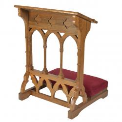  Kneeler Maple with Oak Stain, Padded 