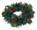 Advent Wreath Tabletop Garland Traditional Pine Cone 