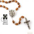  ROSARY OLIVE WOOD WITH RELIC 