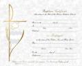  Baptism Certificate 50/box 