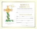  Marriage Certificate 50/box 