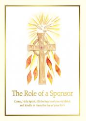  Confirmation Sponsor Folder Spiritual 100/box (LIMITED SUPPLIES) 