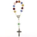  Rosary One Decade Multi Colour Crystal 