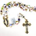  Rosary White Murano Beads 