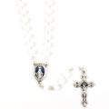  Rosary White Glass Beads 