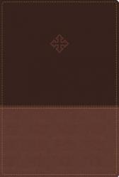  Amplified Study Bible, Imitation Leather, Brown, Indexed 