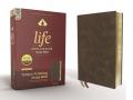  Niv, Life Application Study Bible, Third Edition, Bonded Leather, Brown, Red Letter Edition 