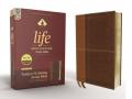  Niv, Life Application Study Bible, Third Edition, Leathersoft, Brown, Red Letter Edition 