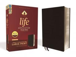  Niv, Life Application Study Bible, Third Edition, Large Print, Bonded Leather, Black, Red Letter Edition 