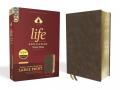  Niv, Life Application Study Bible, Third Edition, Large Print, Bonded Leather, Brown, Red Letter Edition 
