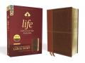  Niv, Life Application Study Bible, Third Edition, Large Print, Leathersoft, Brown, Red Letter Edition 