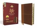 Niv, Life Application Study Bible, Third Edition, Large Print, Leathersoft, Brown, Indexed, Red Letter Edition 