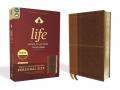  Niv, Life Application Study Bible, Third Edition, Personal Size, Leathersoft, Brown, Red Letter Edition 