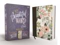  Niv, Beautiful Word Bible, Updated Edition, Peel/Stick Bible Tabs, Cloth Over Board, Multi-Color Floral, Red Letter, Comfort Print: 600+ Full-Color Il 