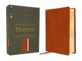  Esv, Thompson Chain-Reference Bible, Genuine Leather, Calfskin, Tan, Red Letter 