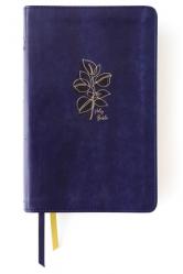  Niv, Women\'s Devotional Bible (by Women, for Women), Leathersoft, Navy, Comfort Print 