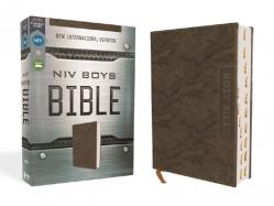  Niv, Boys\' Bible, Leathersoft, Brown Camo, Thumb Indexed Tabs, Comfort Print 