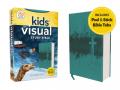  Niv, Kids' Visual Study Bible, Leathersoft, Teal, Full Color Interior, Peel/Stick Bible Tabs: Explore the Story of the Bible---People, Places, and His 