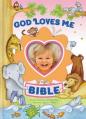  God Loves Me Bible, Newly Illustrated Edition: Photo Frame on Cover 