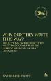  Why Did They Write This Way?: Reflections on References to Written Documents in the Hebrew Bible and Ancient Literature 