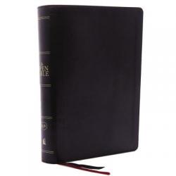  The Kjv, Open Bible, Leathersoft, Black, Indexed, Red Letter Edition, Comfort Print: Complete Reference System 