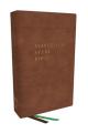  Evangelical Study Bible: Christ-Centered. Faith-Building. Mission-Focused. (Nkjv, Brown Leathersoft, Red Letter, Thumb Indexed, Large Comfort Print) 