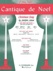  Cantique de Noel (O Holy Night); Medium High Voice (D-Flat) and Piano 