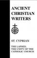  25. St. Cyprian: The Lapsed, the Unity of the Catholic Church 