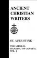  41. St. Augustine, Vol. 1: The Literal Meaning of Genesis 