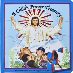  A Child\'s Prayer Treasury (Puzzle Book): St. Joseph Puzzle Book: Book Contains 5 Exciting Jigsaw Puzzles 